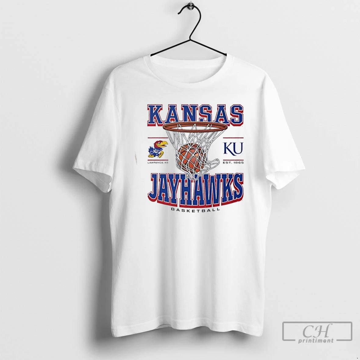 Premium Kansas Jayhawks Basketball Game Time Lawrence Ks Est 1865 T-Shirts, Hoodie, Sweatshirt | TeeBloomCo.com