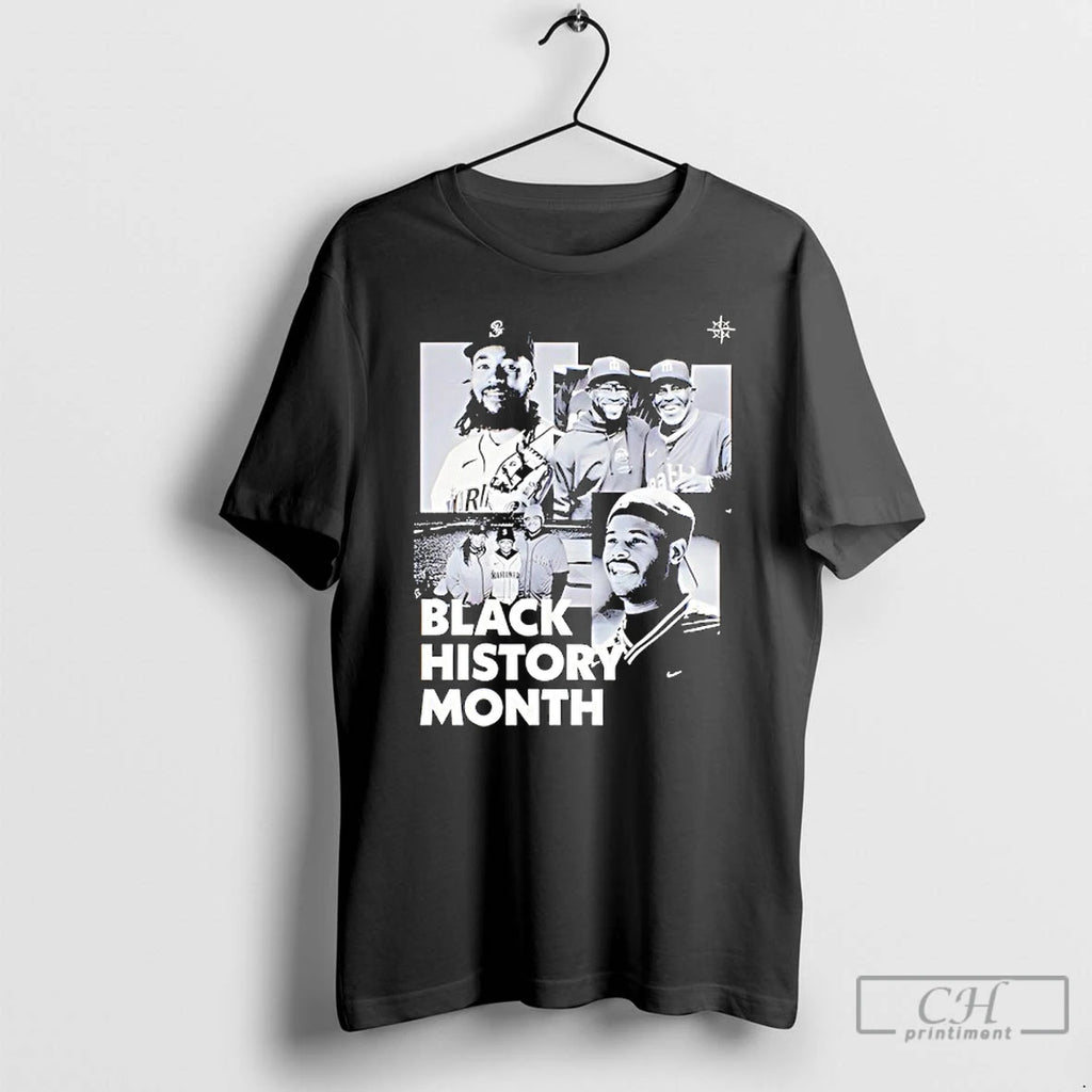 Premium Ken Griffey Seattle Mariners Black History Month T-Shirts, Hoodie, Sweatshirt | TeeBloomCo.com