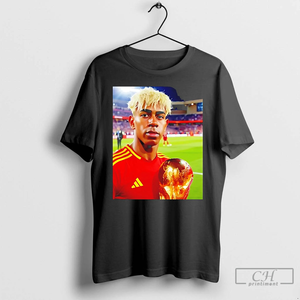 Premium Lamine Yamal Barcelona Trophy T-Shirts, Hoodie, Sweatshirt | TeeBloomCo.com