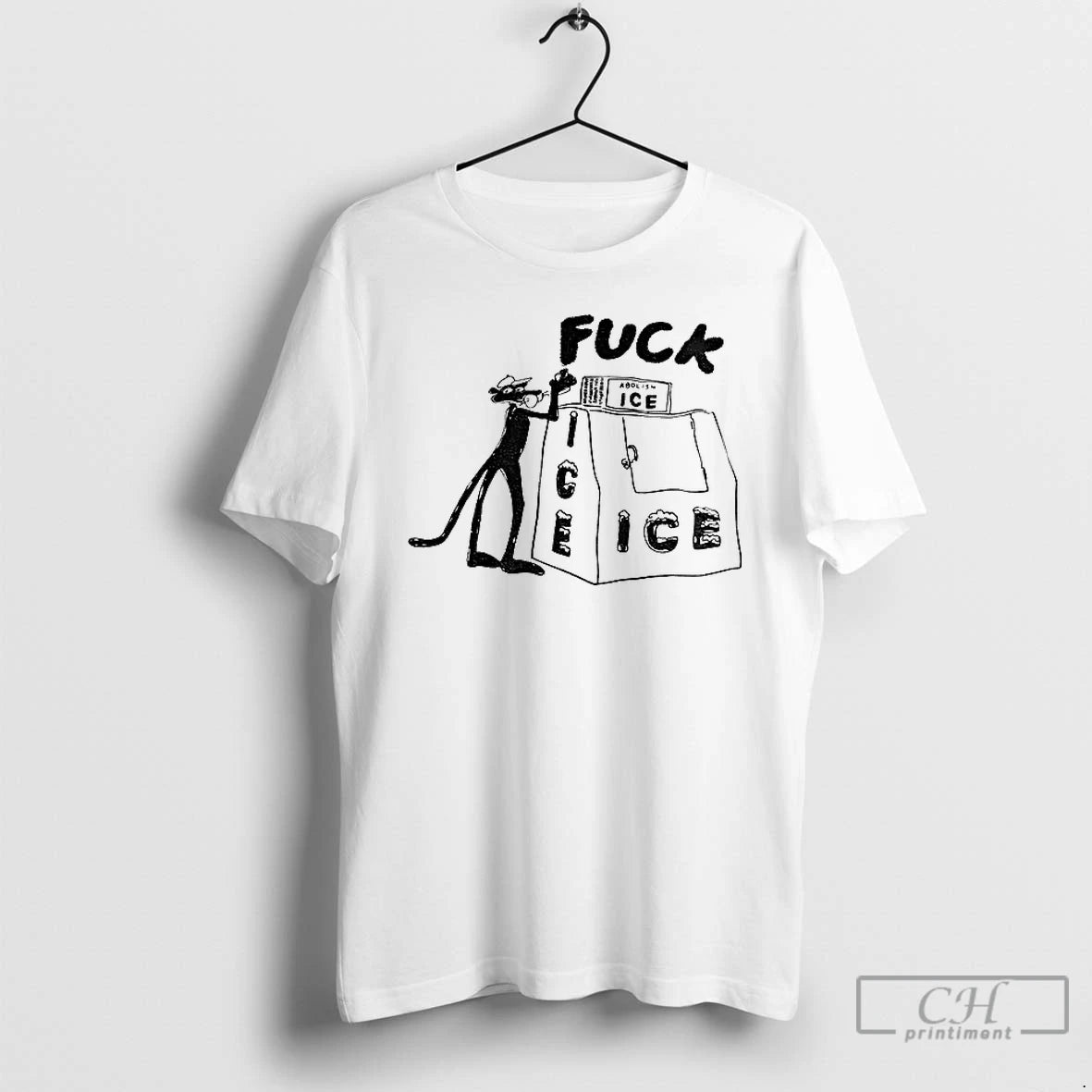 Premium Leopard Fuck Ice Abolish Ice T-Shirts, Hoodie, Sweatshirt | TeeBloomCo.com