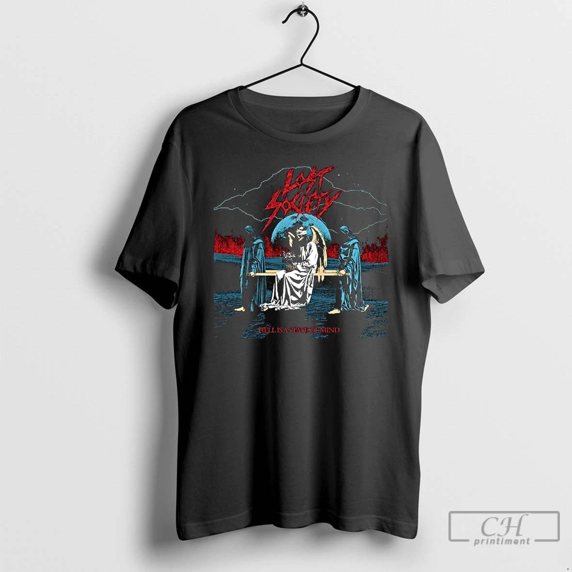 Premium Lost Society Hell Is A State Of Mind 6th March 2026 T Shirts Sweater Hoodie, Sweatshirt | TeeBloomCo.com