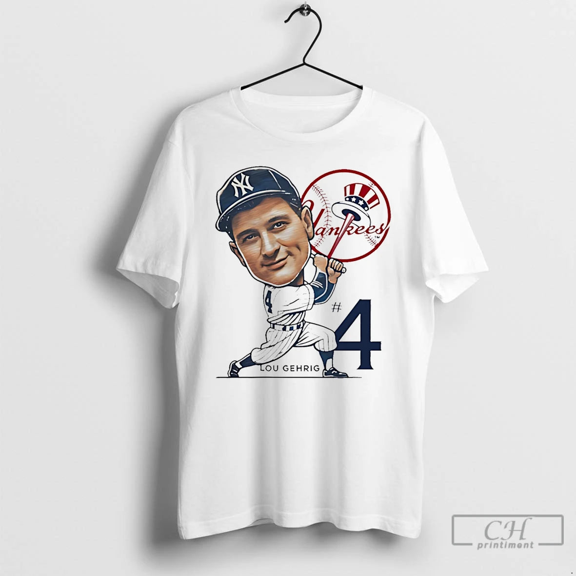 Premium Lou Gehrig New York Yankees Legend Caricature T-Shirts, Hoodie, Sweatshirt | TeeBloomCo.com