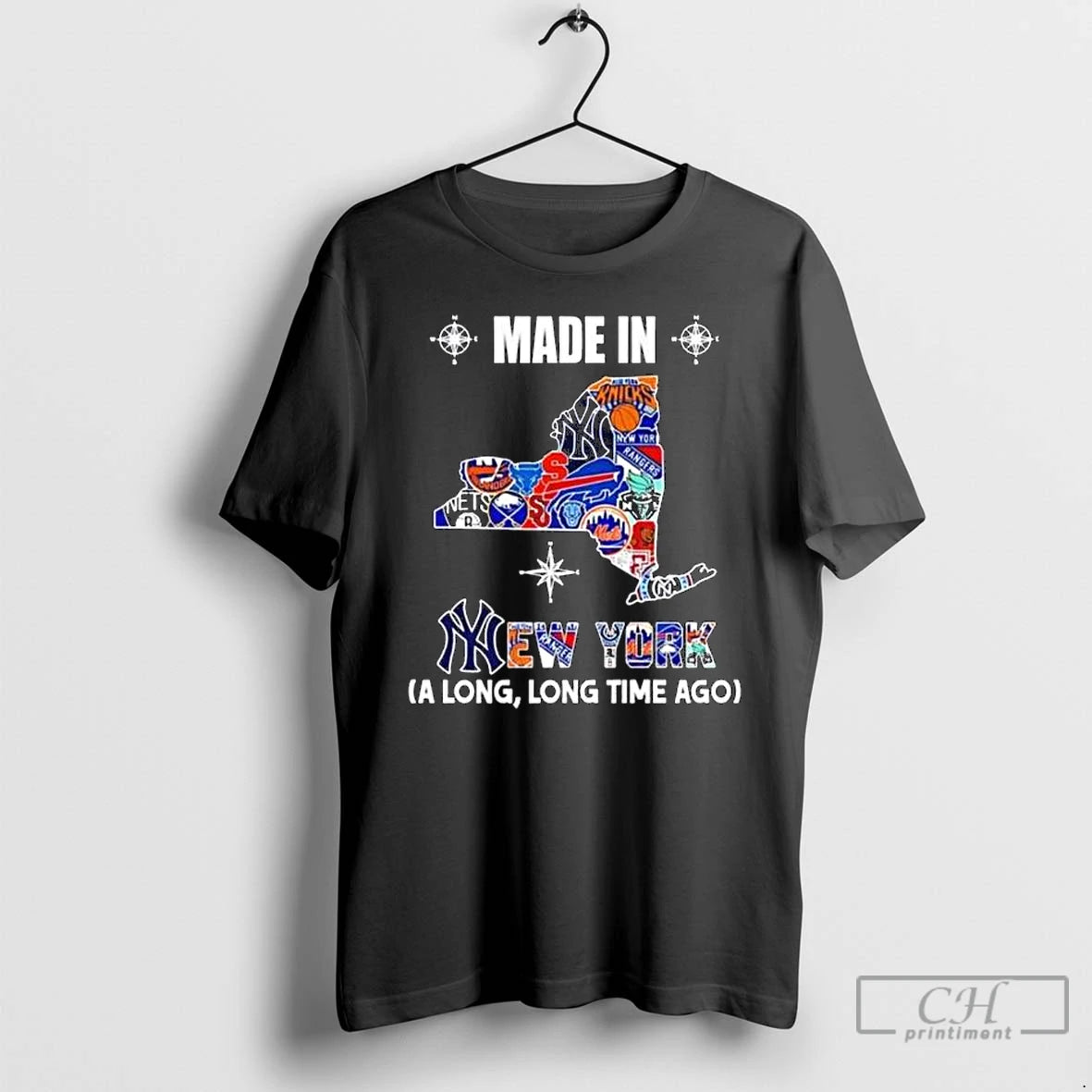 Premium Made In New York A Long Long Time Ago State Logo Map 2026 T-Shirts, Hoodie, Sweatshirt | TeeBloomCo.com