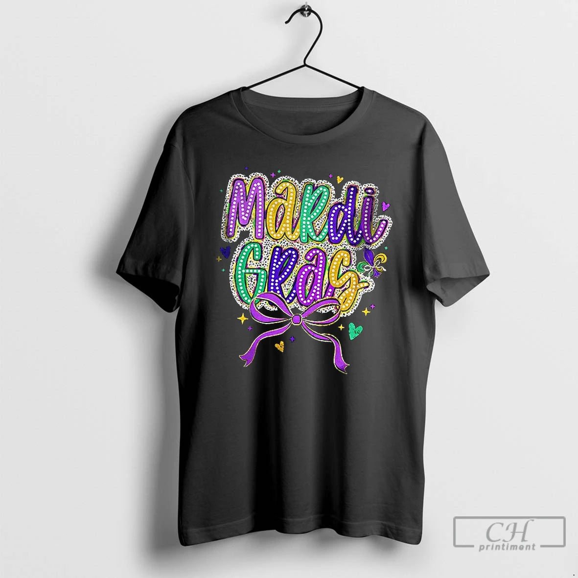 Premium Mardi Gras Coquette Bow T-Shirts, Hoodie, Sweatshirt | TeeBloomCo.com
