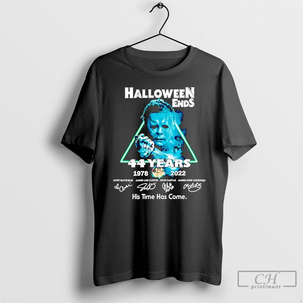 Premium Michael Myers Halloween Ends 44 Years 1978 2022 His Time Has Come Signatures