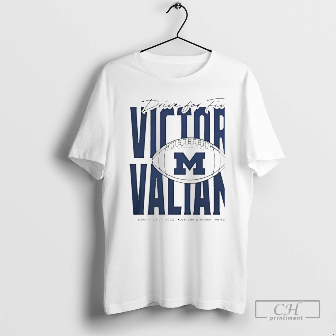 Premium Michigan Football Drive For Five Victors Valiant Shirt Sweater Hoodie, Sweatshirt | TeeBloomCo.com