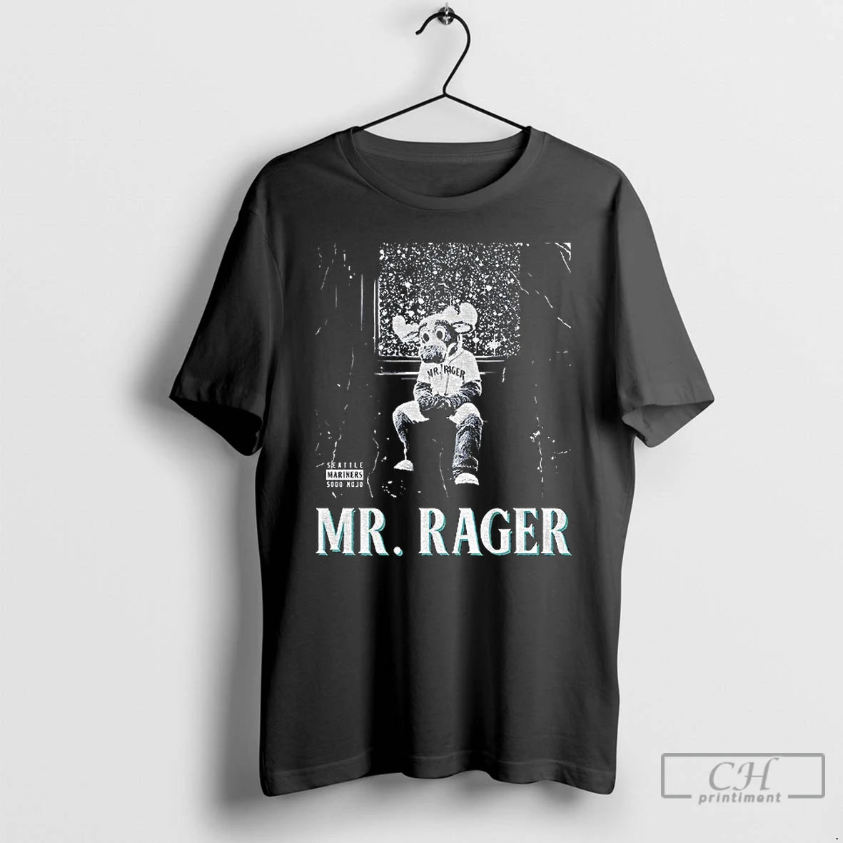 Premium Moose Ster Rager Mariners X Cudi Mr Rager Postseason T-Shirts, Hoodie, Sweatshirt | TeeBloomCo.com