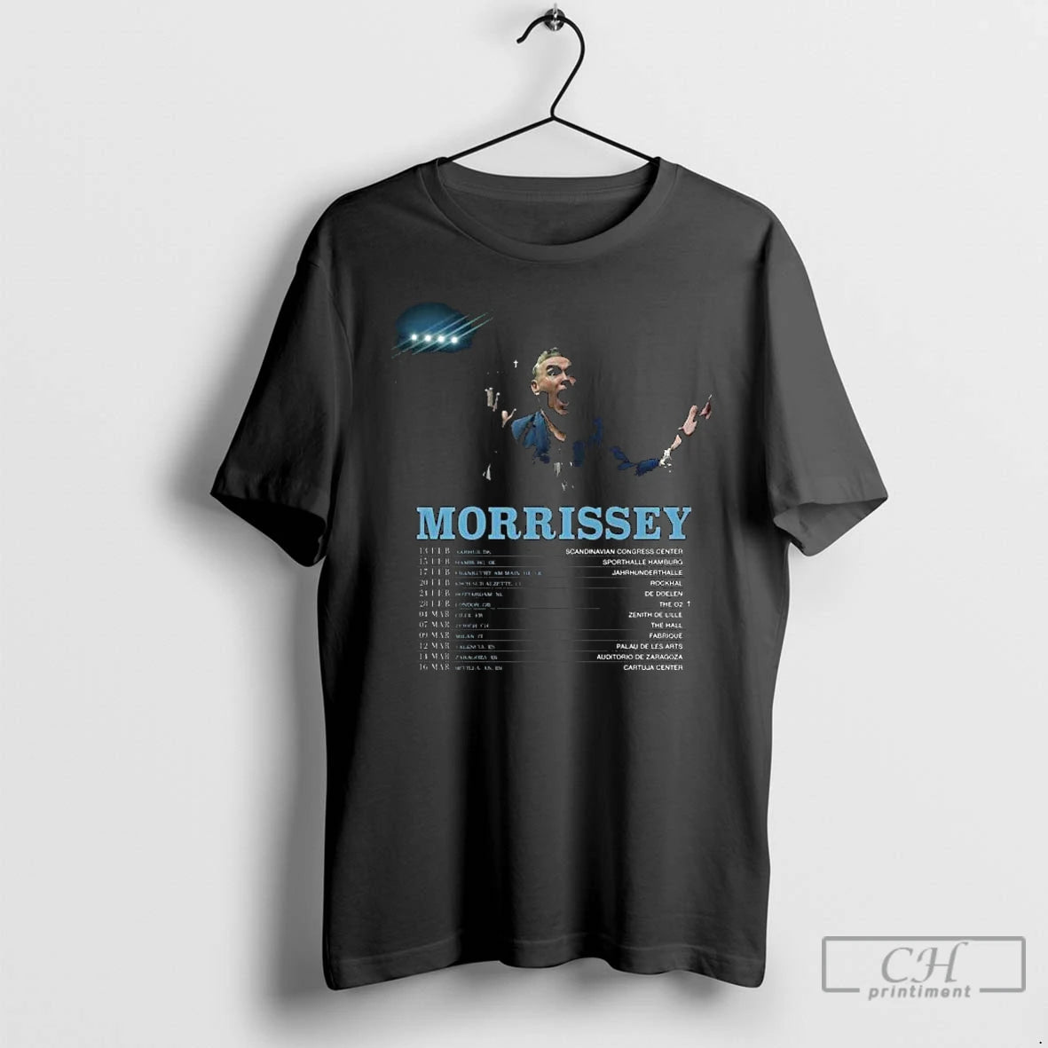 Premium Morrissey Live Across Europe Tour 2026 T-Shirts, Hoodie, Sweatshirt | TeeBloomCo.com