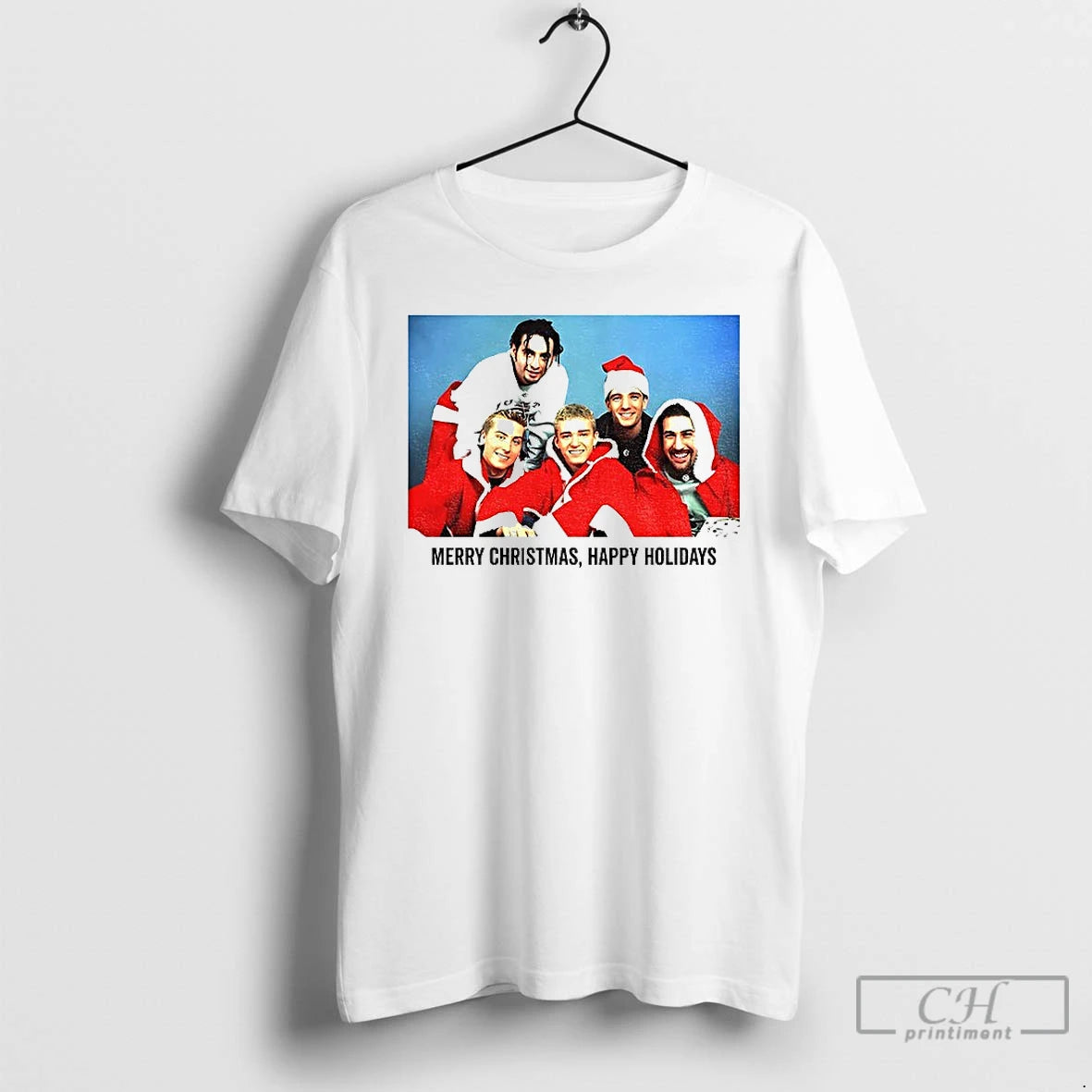 Premium Nsync Boy Band Merry Christmas Happy Holidays T-Shirts, Hoodie, Sweatshirt | TeeBloomCo.com