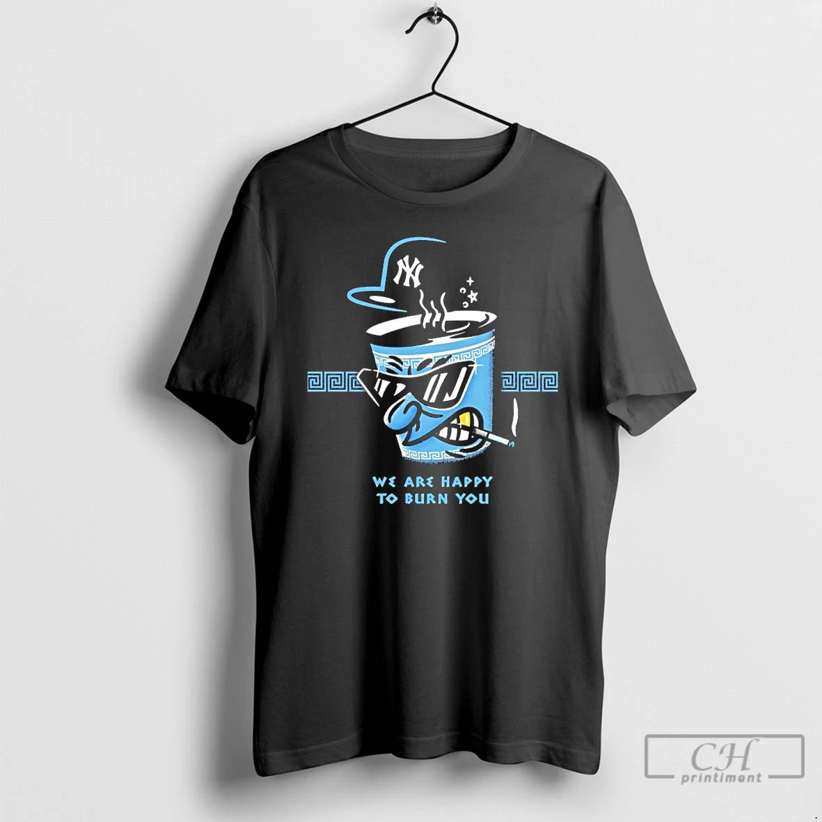 Premium New York Yankees We Are Happy To Burn You T Shirts