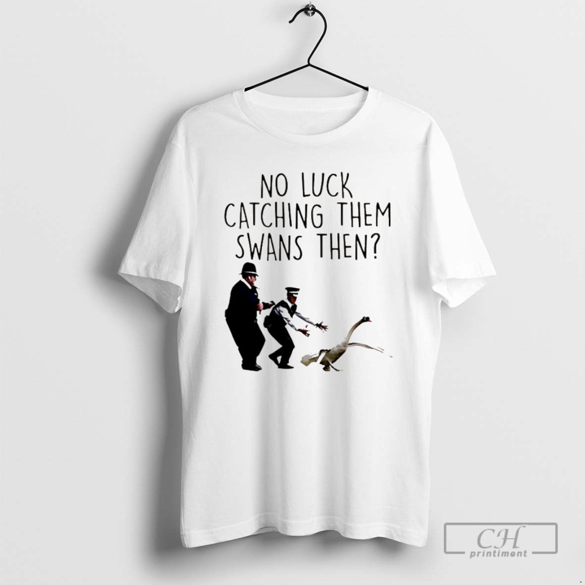 Premium No Luck Catching Them Swans Cornetto Trilogy Christmas Shirt Sweater Hoodie, Sweatshirt | TeeBloomCo.com