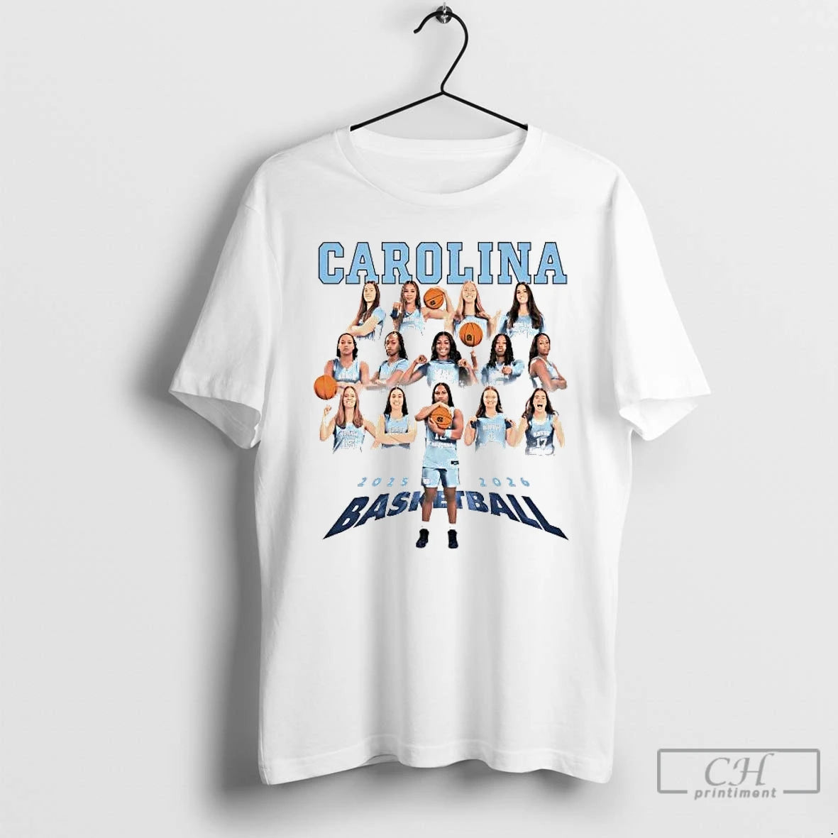 Premium North Carolina Tar Heels Womens Basketball 2026 Team Players T-Shirts, Hoodie, Sweatshirt | TeeBloomCo.com