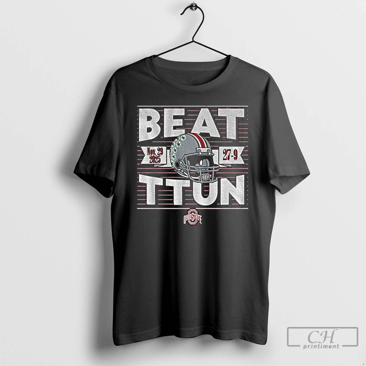 Premium Ohio State Football Beat Ttun In The Game 2025 Scoe 27 9 T Shirts Hoodie, Sweatshirt | TeeBloomCo.com