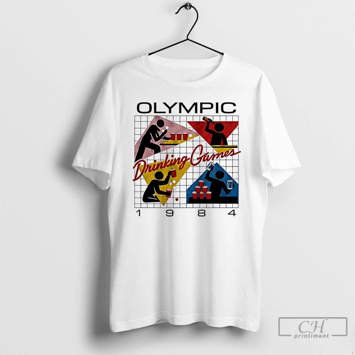 Premium Olympic Drinking Games 1984 Retro T-Shirts, Hoodie, Sweatshirt | TeeBloomCo.com