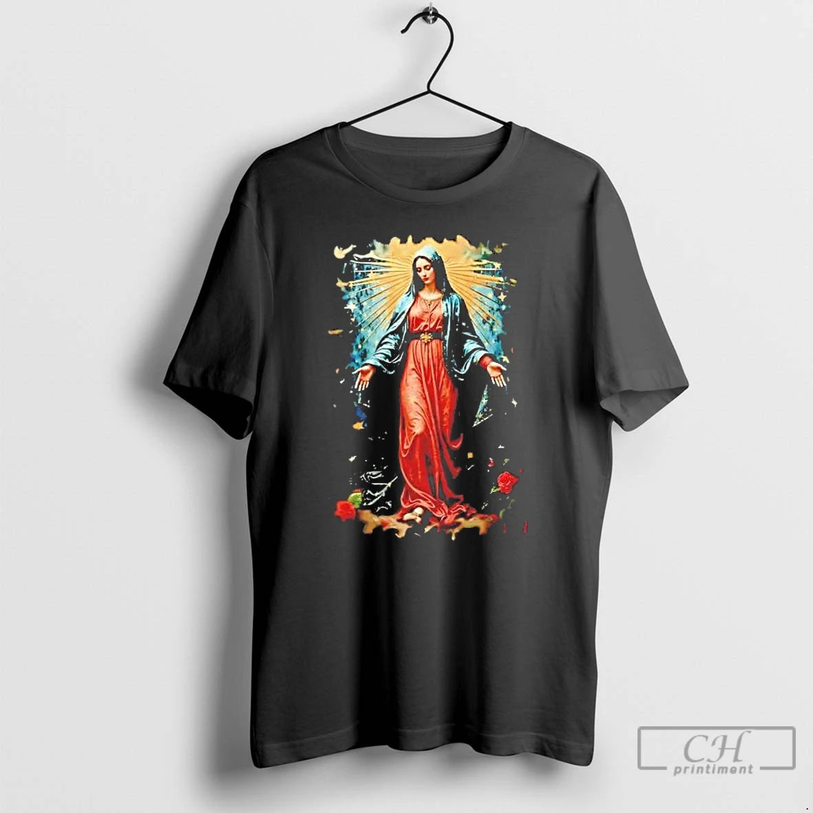 Premium Our Lady Of Guadalupe Rose T-Shirts, Hoodie, Sweatshirt | TeeBloomCo.com