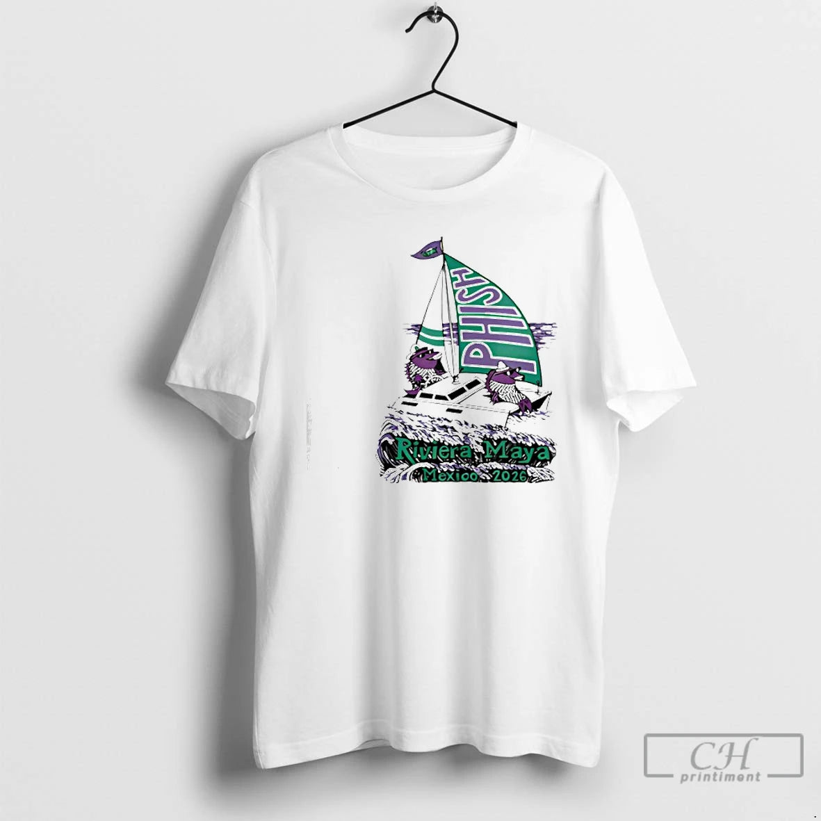 Premium Phish Riviera Maya 2026 Pollock Waves T-Shirts, Hoodie, Sweatshirt | TeeBloomCo.com