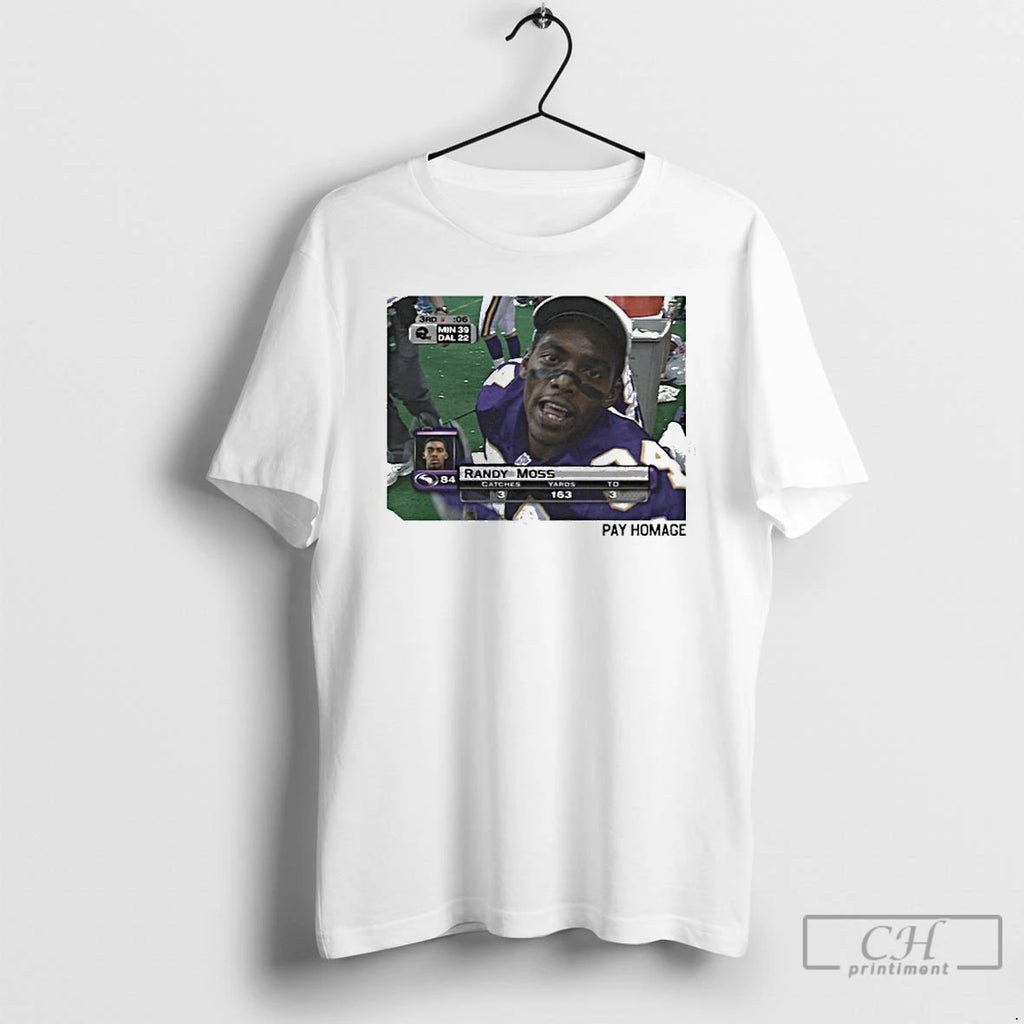 Premium Randy Moss Minnesota Vikings Pay Homage T Shirts