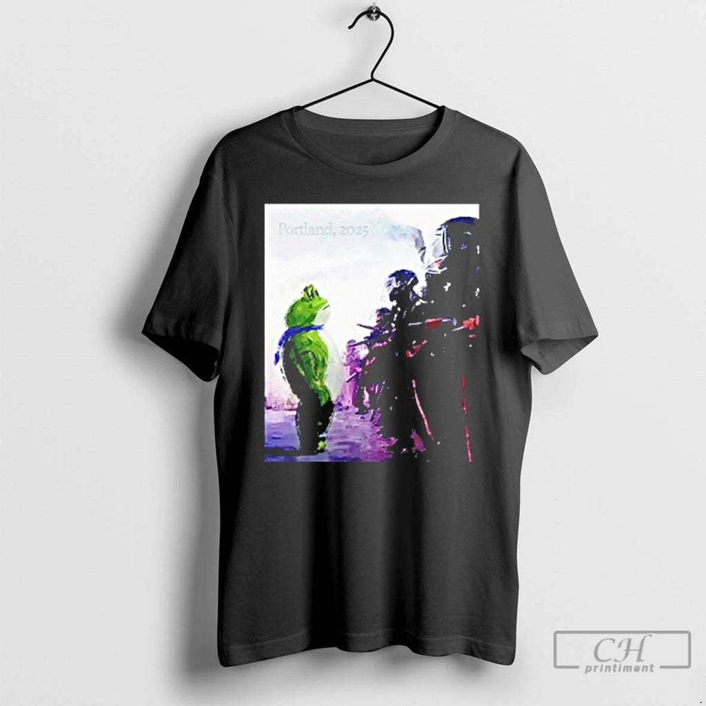 Premium Resist Portland Frog I Stand With Frog T Shirts
