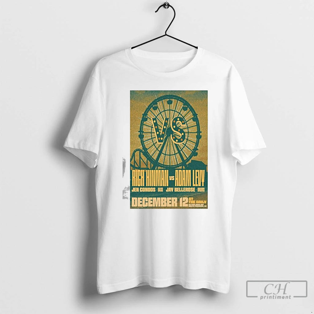 Premium Rich Hinman Vs Adam Levy South Pasadena Ca December 12 2025 Concert T Shirts Hoodie, Sweatshirt | TeeBloomCo.com