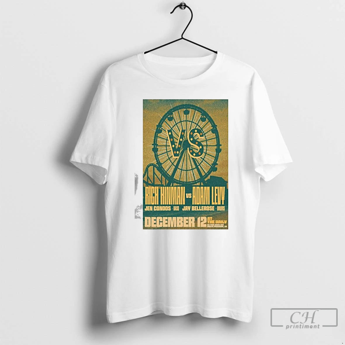 Premium Rich Hinman Vs Adam Levy South Pasadena Ca December 12 2025 Concert T Shirts Hoodie, Sweatshirt | TeeBloomCo.com