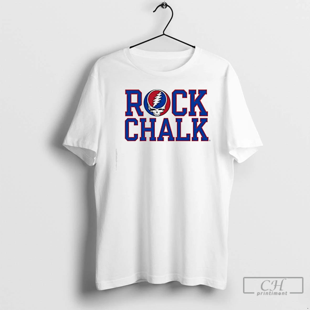 Premium Rock Chalk University Of Kansas And The Grateful Dead T-Shirts, Hoodie, Sweatshirt | TeeBloomCo.com