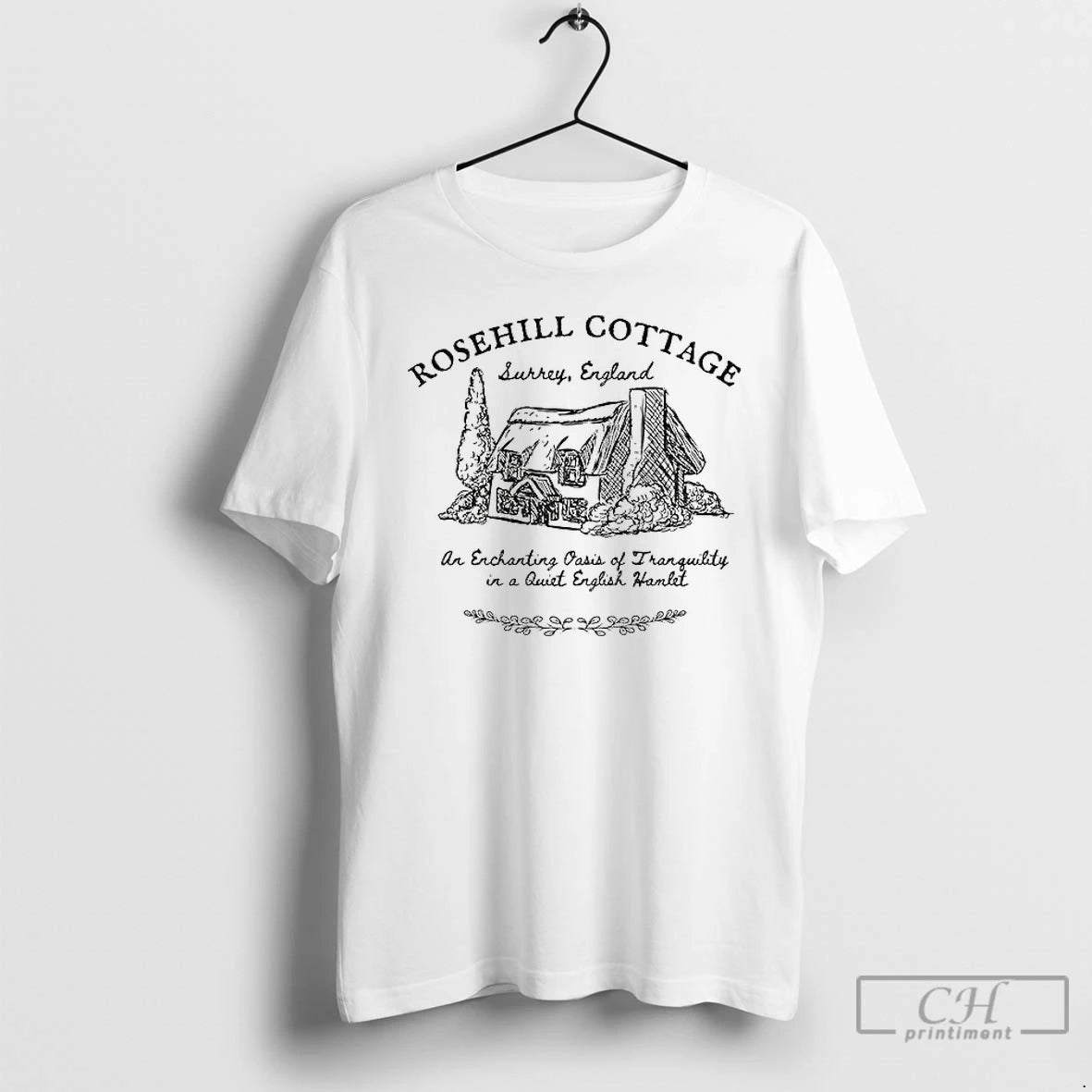Premium Rosehill Cottage The Holiday Movie Romcom T-Shirts, Hoodie, Sweatshirt | TeeBloomCo.com