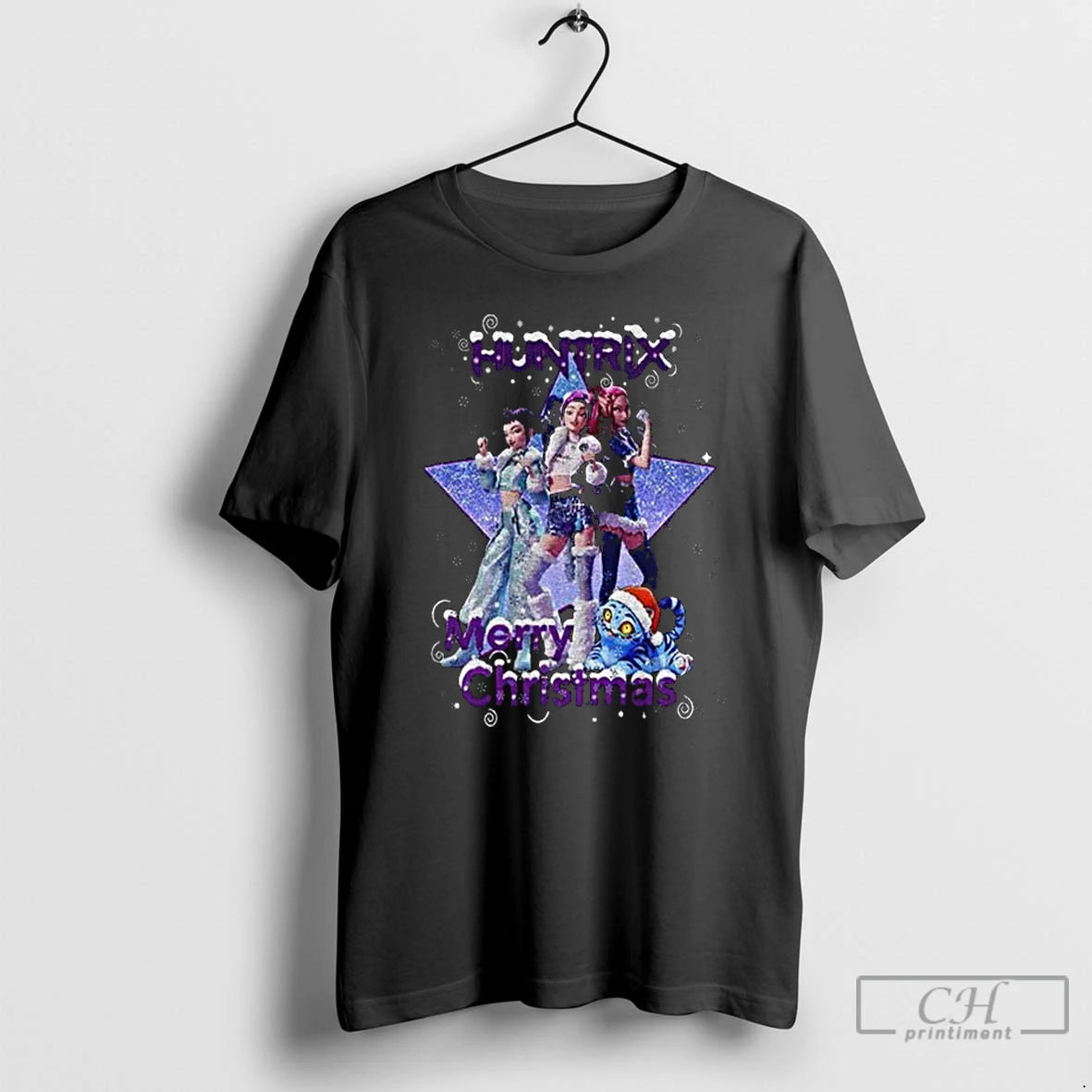 Premium Rumi Huntrix Kpop Demon Hunter Merry Christmas T-Shirts, Hoodie, Sweatshirt | TeeBloomCo.com
