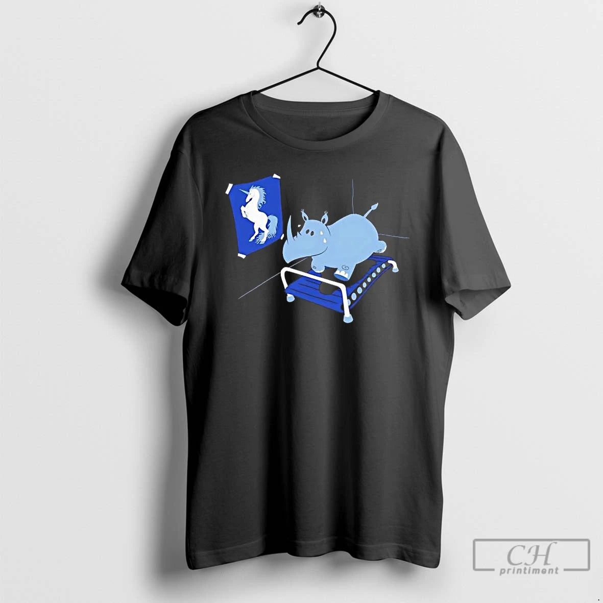 Premium Running Rhino To Unicorn T-Shirts, Hoodie, Sweatshirt | TeeBloomCo.com