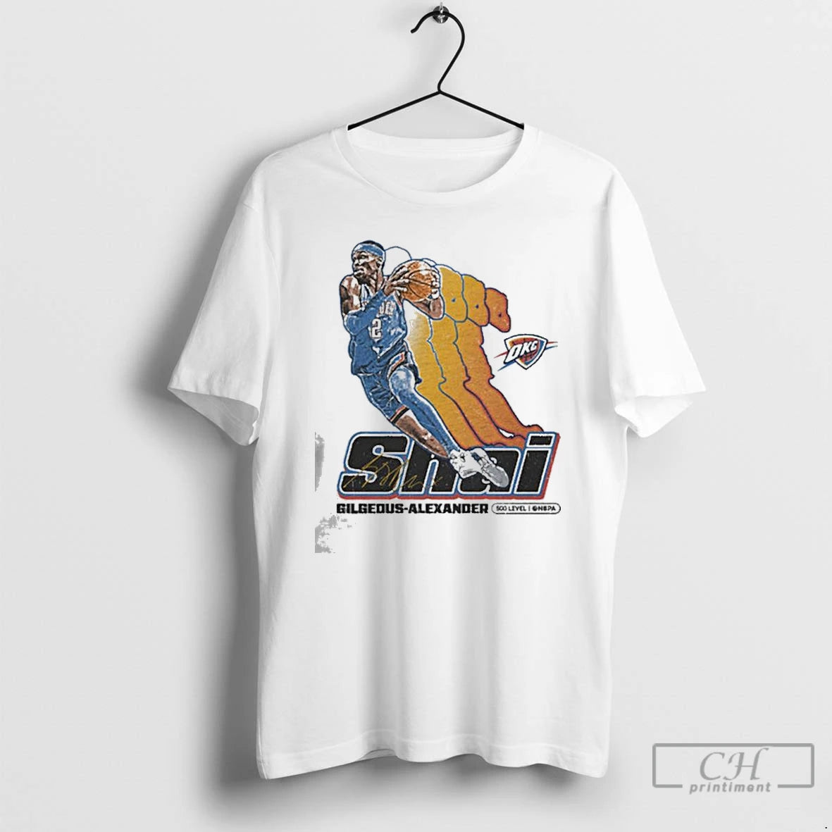 Premium Shai Gilgeous Alexander Oklahoma City Thunder Retro T-Shirts, Hoodie, Sweatshirt | TeeBloomCo.com