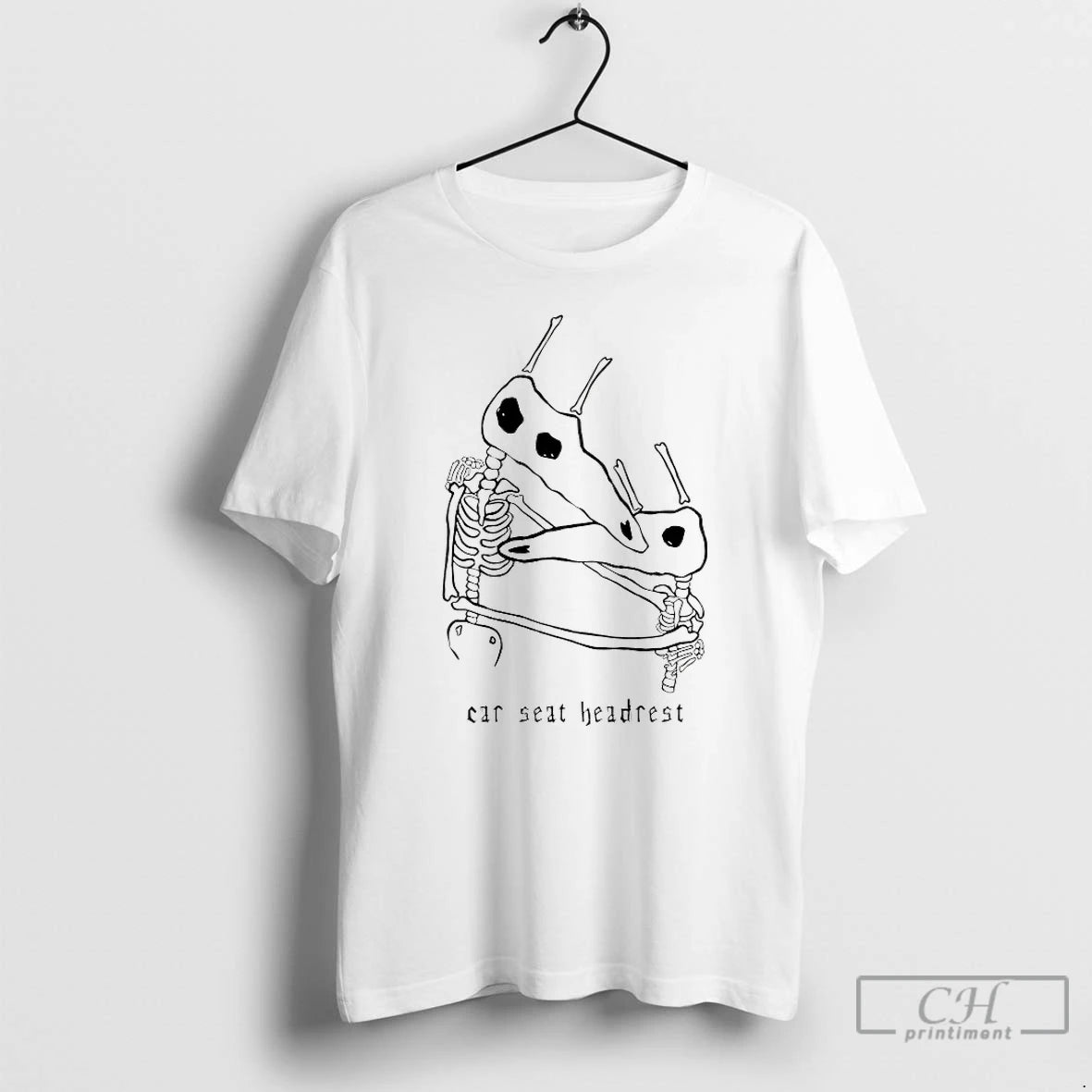 Premium Skeleton Car Seat Headrest T-Shirts, Hoodie, Sweatshirt | TeeBloomCo.com
