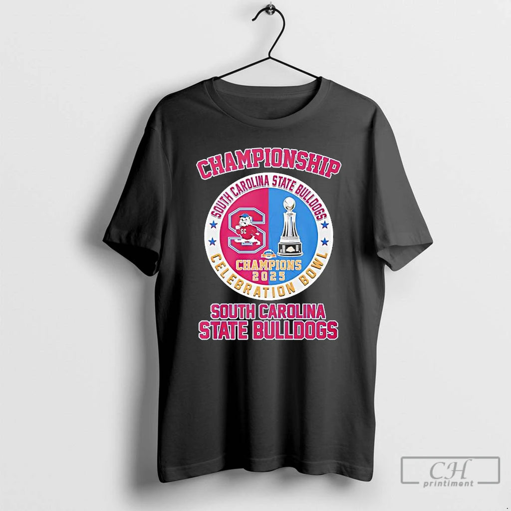 Premium South Carolina State Bulldogs 2025 Celebration Bowl Championship T-Shirts, Hoodie, Sweatshirt | TeeBloomCo.com
