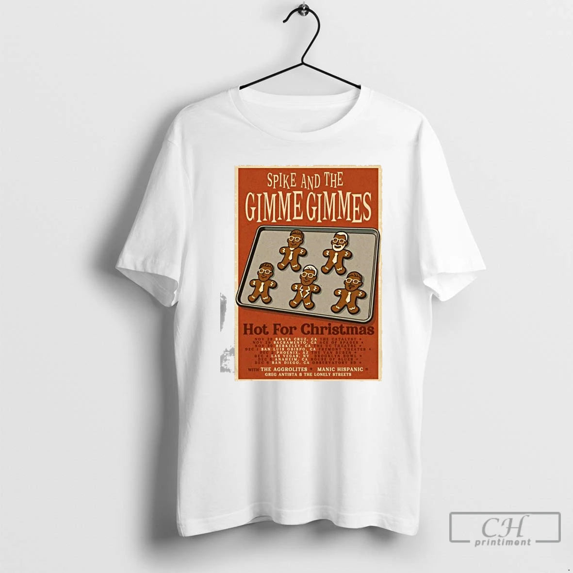 Premium Spike And The Gimme Gimmes Hot For Christmas 2025 Tour T-Shirts, Hoodie, Sweatshirt | TeeBloomCo.com