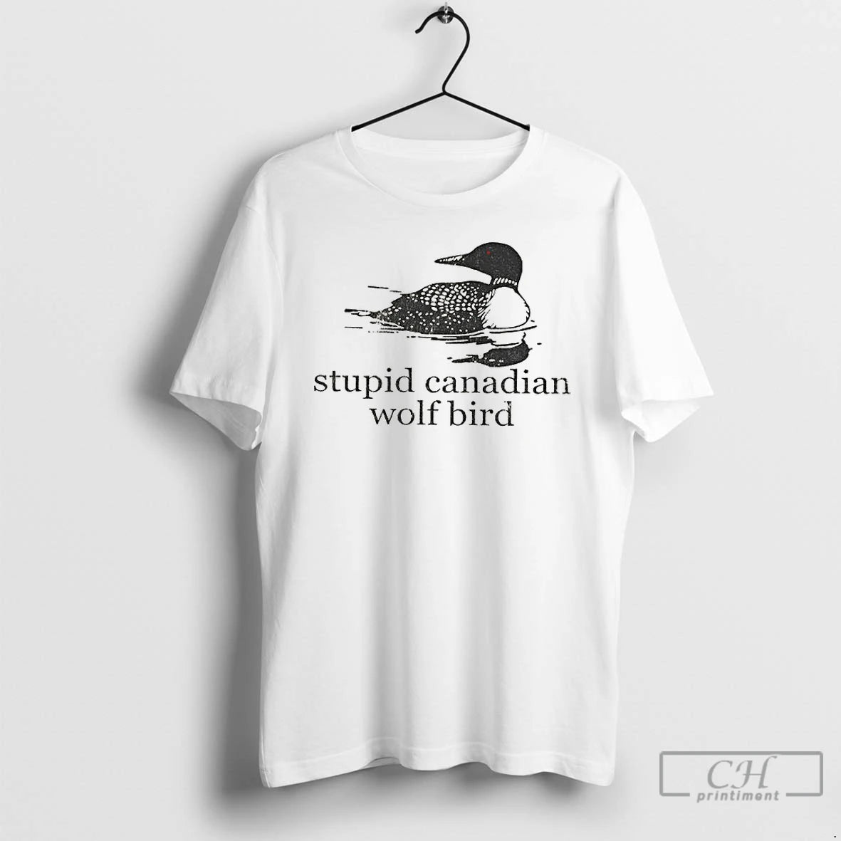 Premium Stupid Canadian Wolf Bird Hockey Romance Lgbt Hockey T-Shirts, Hoodie, Sweatshirt | TeeBloomCo.com