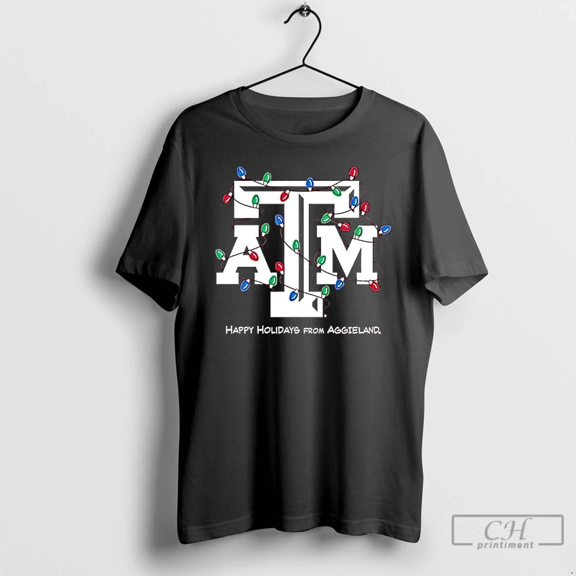 Premium Texas Am Happy Holidays From Aggieland T-Shirts, Hoodie, Sweatshirt | TeeBloomCo.com