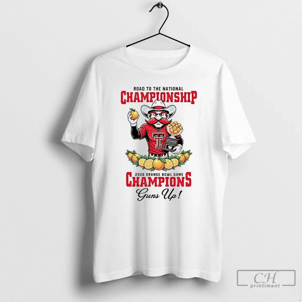 Premium Texas Tech Red Raiders 2026 Road To The Orange Bowl Game Champions T Shirts Hoodie, Sweatshirt | TeeBloomCo.com