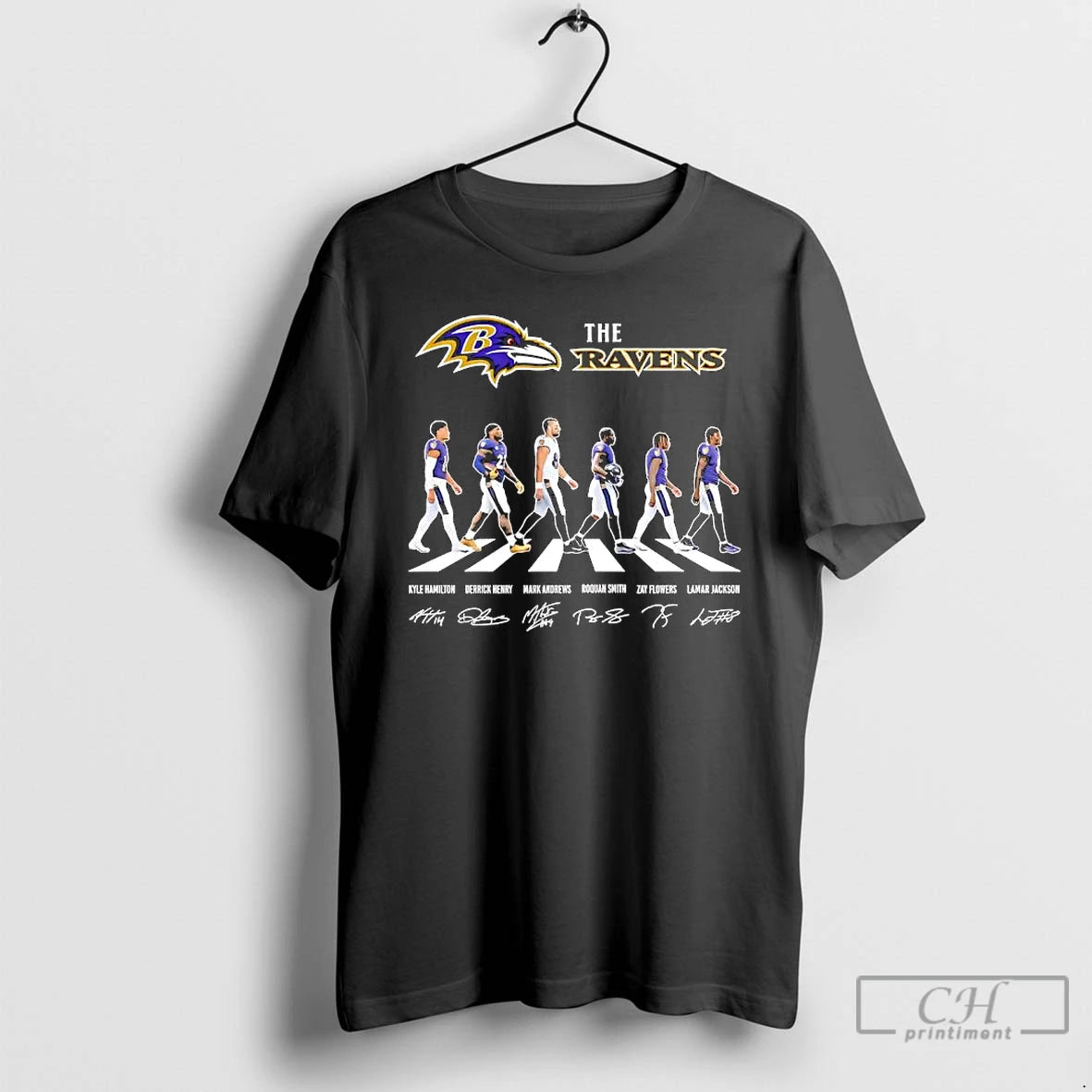 Premium The Baltimore Ravens X Abbey Road Several Players Signature T-Shirts, Hoodie, Sweatshirt | TeeBloomCo.com