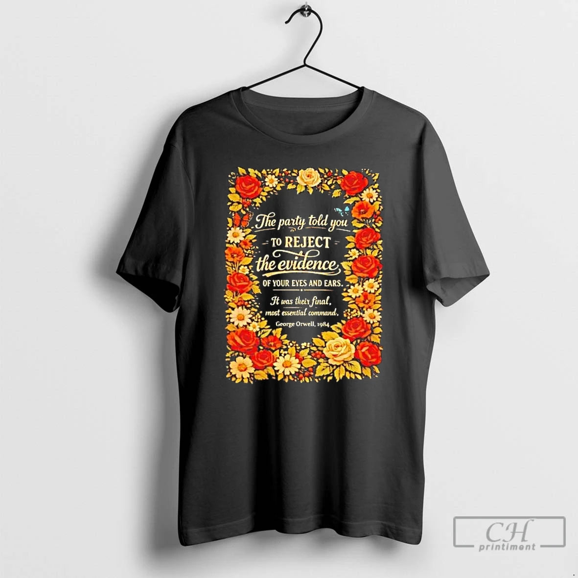 Premium The Party Told You To Reject The Evidence T-Shirts, Hoodie, Sweatshirt | TeeBloomCo.com