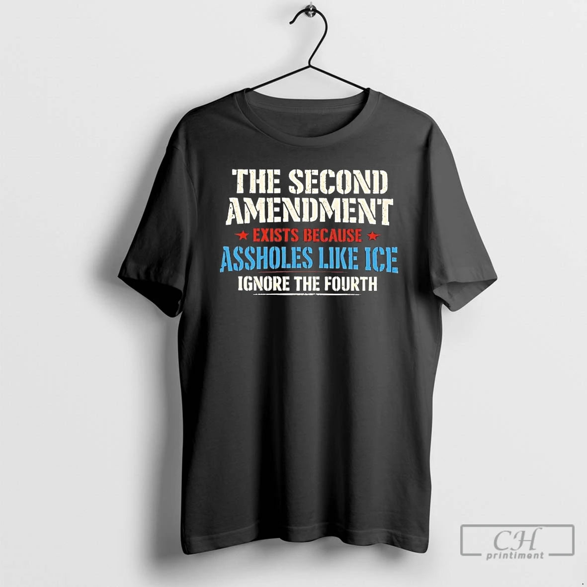 Premium The Second Amendment Exists Because Assholes Like Ice Tee Hoodie, Sweatshirt | TeeBloomCo.com