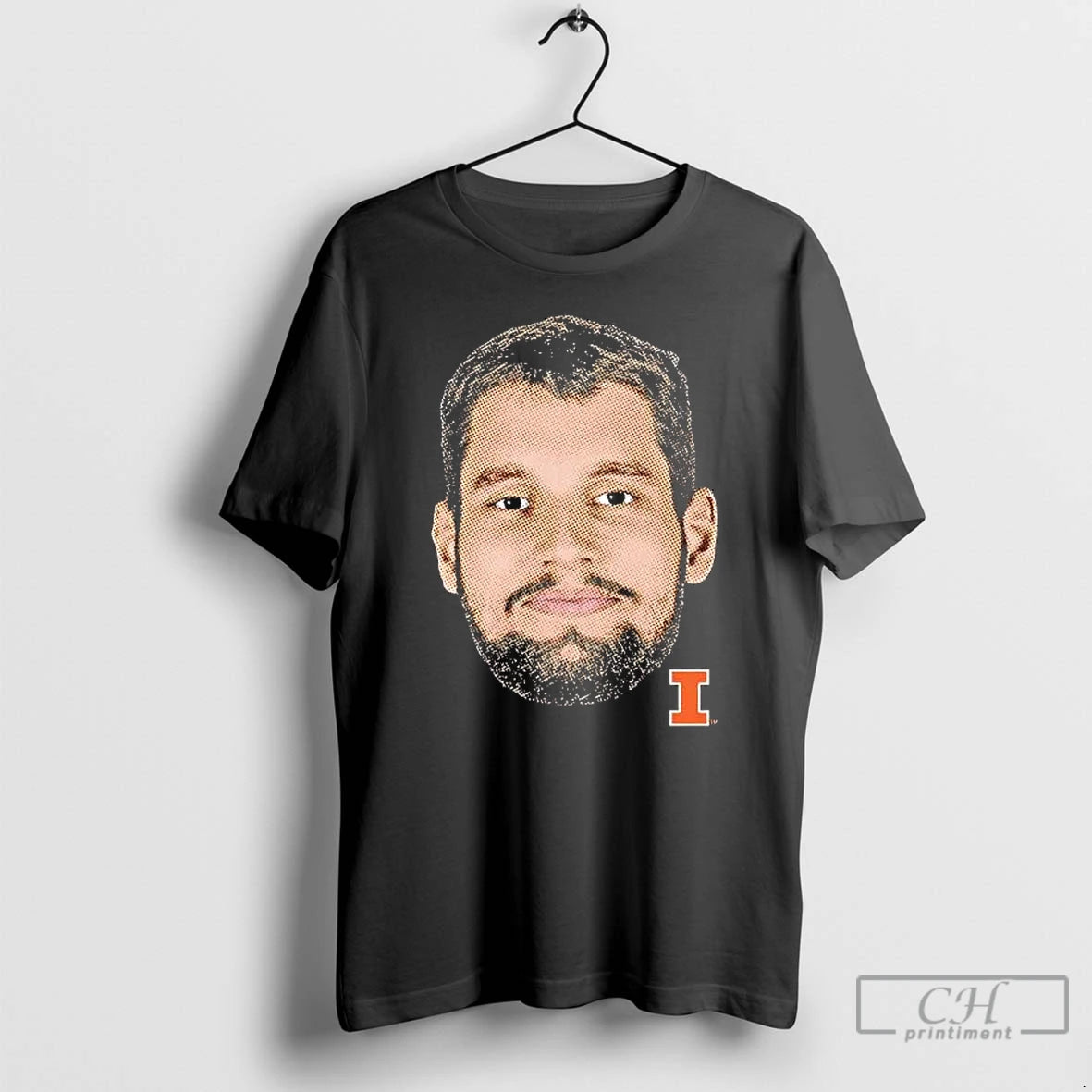 Premium Tomislav Ivisic Portrait Head Illinois Fighting Illini T-Shirts, Hoodie, Sweatshirt | TeeBloomCo.com