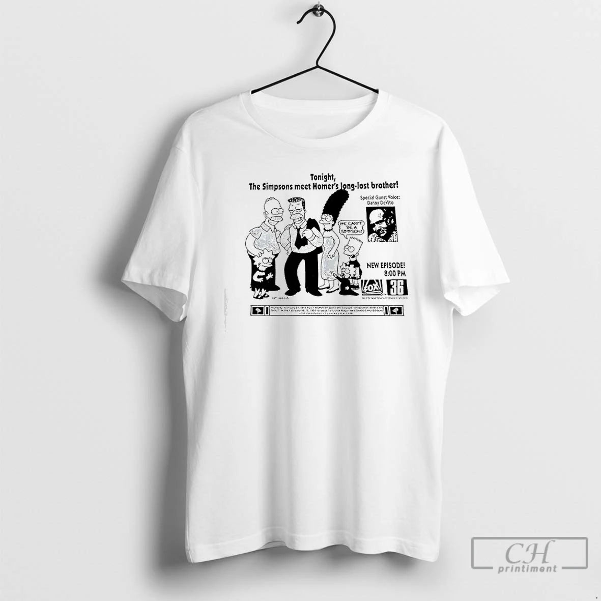 Premium Tonight The Simpsons Meet Homers Long Lost Brother Graphic T-Shirts, Hoodie, Sweatshirt | TeeBloomCo.com