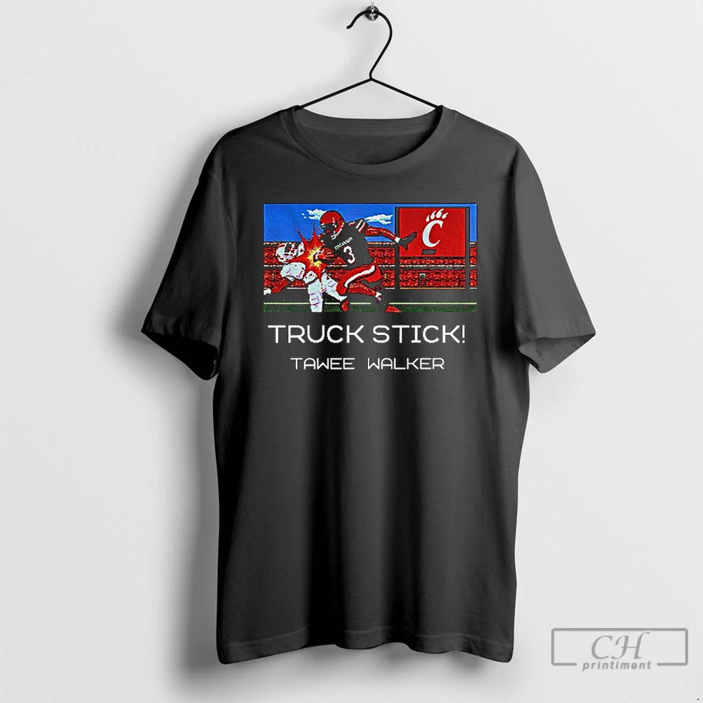 Premium Truckstick Tawee Walker Run Em Down Run Em Over Cincinnati Bearcats T Shirts