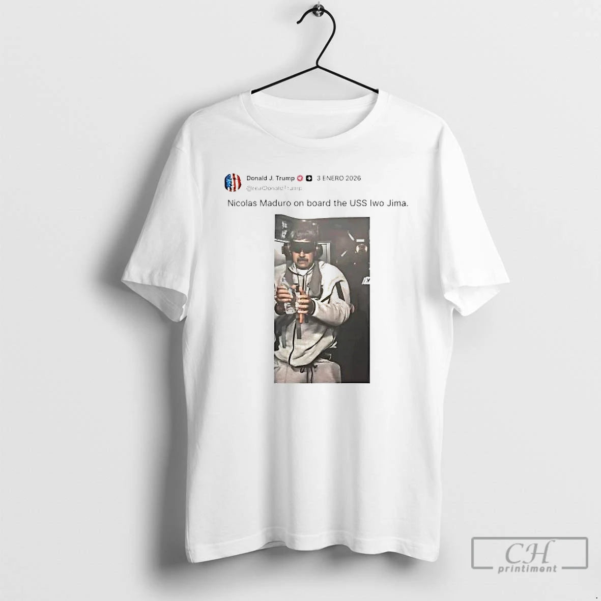 Premium Trump On X Nicolas Maduro On Board The Uss Iwo Jima T Shirts Sweater Hoodie, Sweatshirt | TeeBloomCo.com