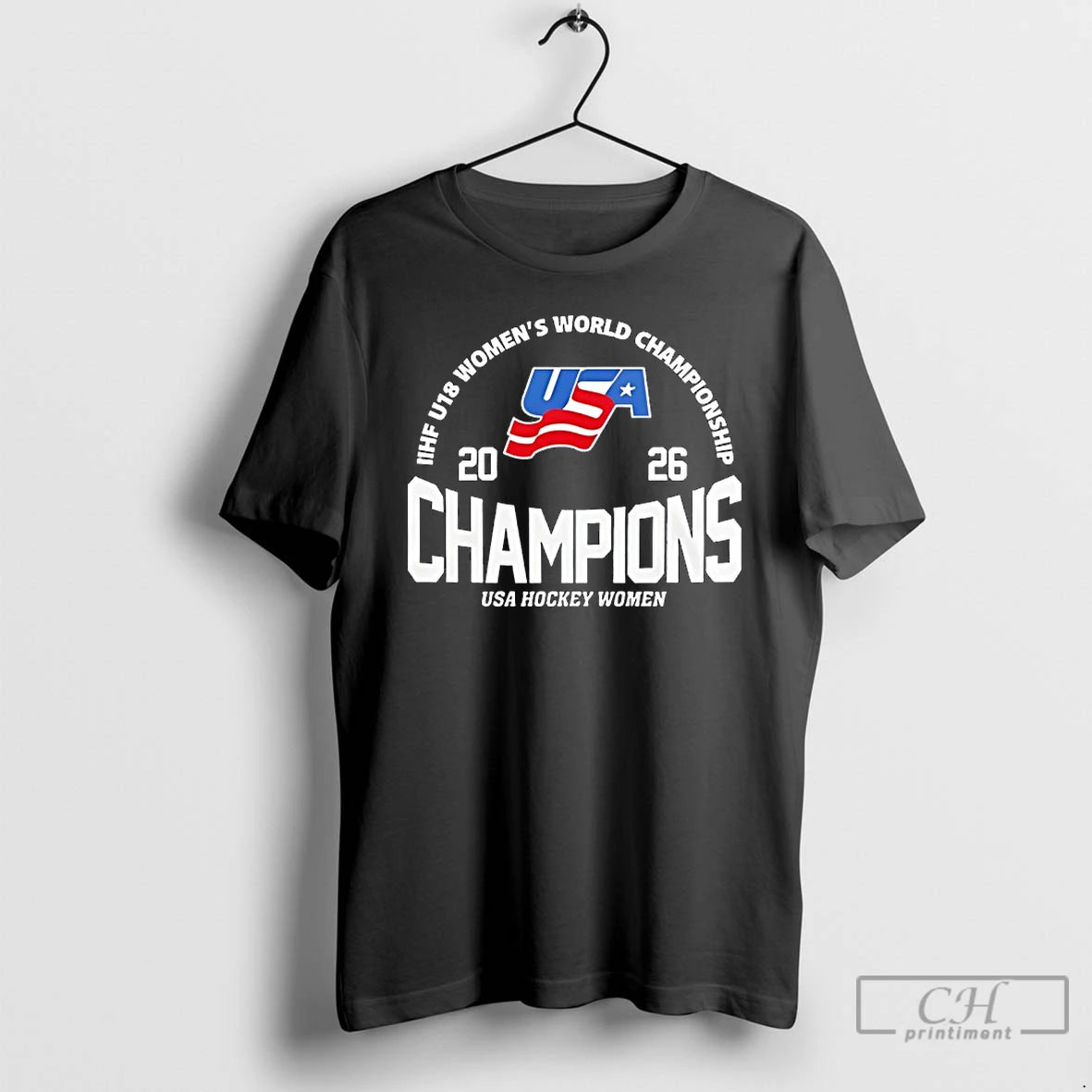 Premium Usa Hockey 2026 U18 Womens World Champions T-Shirts, Hoodie, Sweatshirt | TeeBloomCo.com