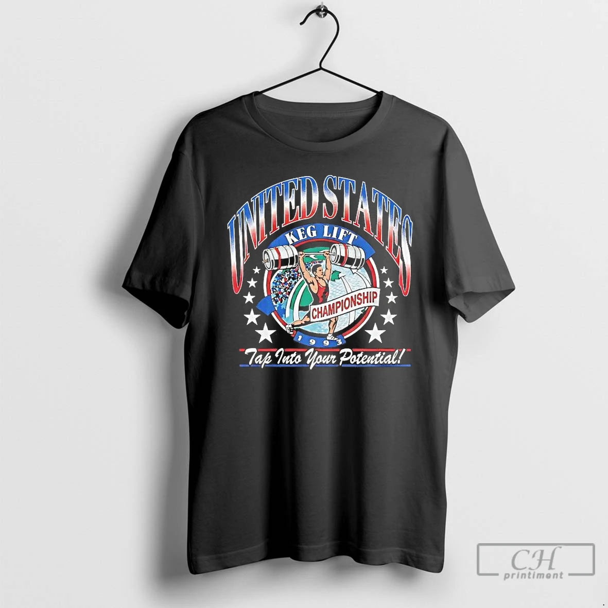 Premium United States Keg Lift Tap Into Your Potential T-Shirts, Hoodie, Sweatshirt | TeeBloomCo.com