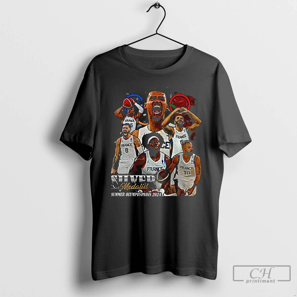 Premium Victor Wembanyama San Antonio Spurs Nba Draft 2025 Silver Medalist T-Shirts, Hoodie, Sweatshirt | TeeBloomCo.com