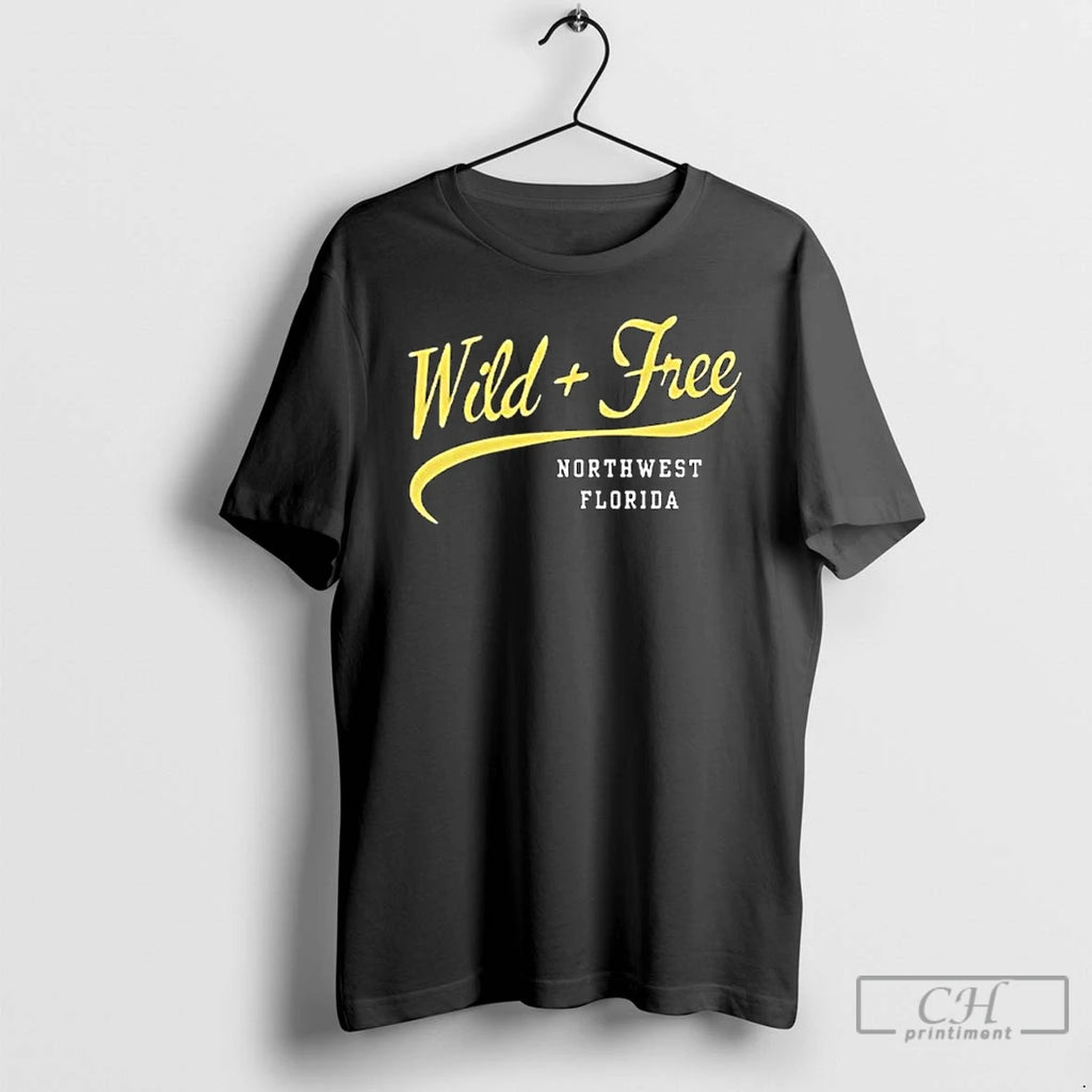 Premium Wild And Free Northwest Florida Long Sleve T Shirts