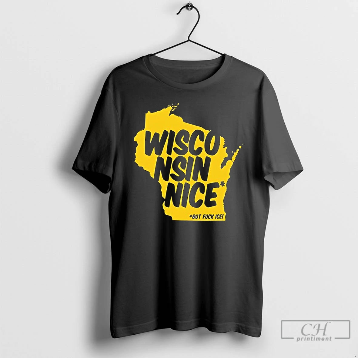 Premium Wisconsin Nice But Fuck Ice T-Shirts, Hoodie, Sweatshirt | TeeBloomCo.com