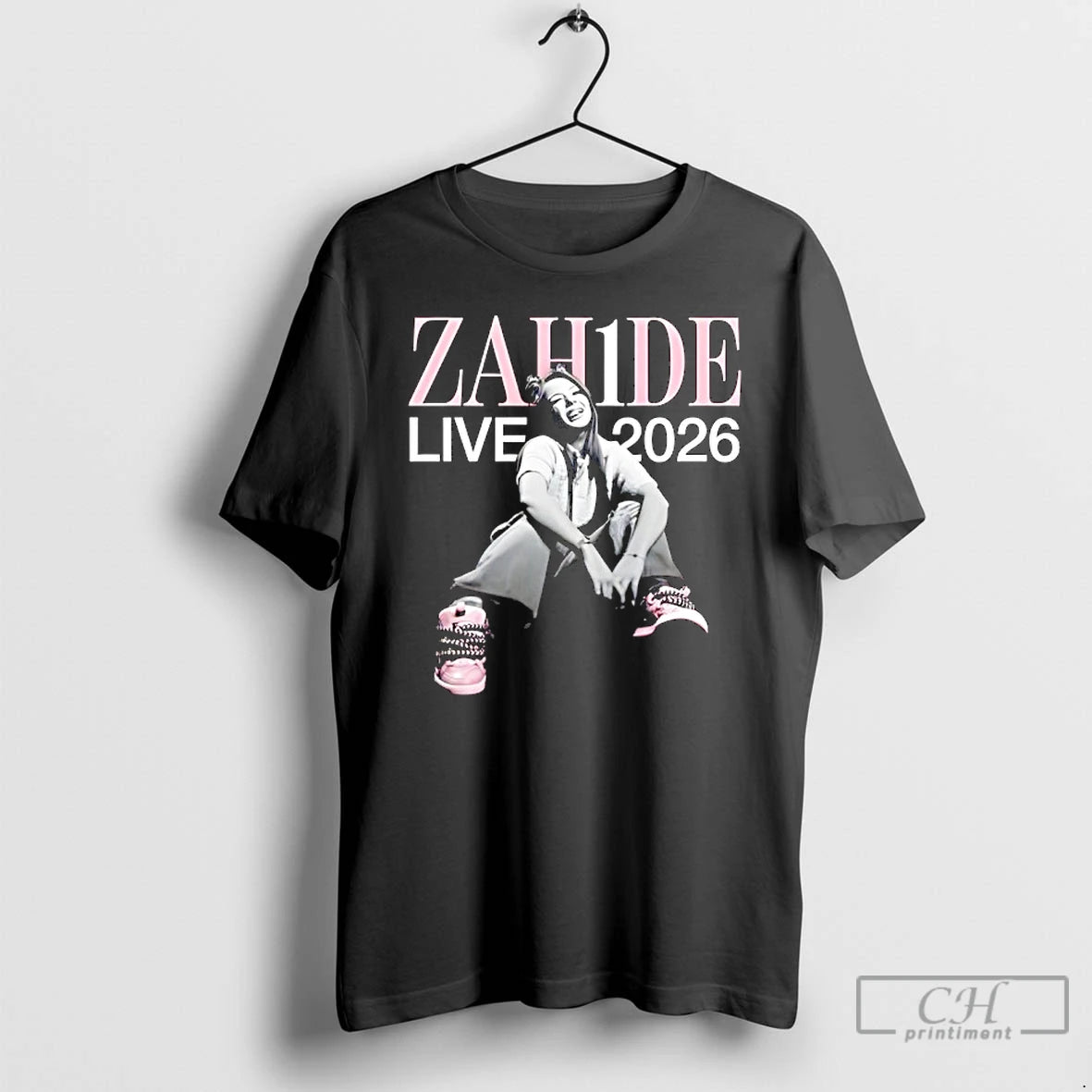 Premium Zah1de Zahide Kayaci Live 2026 Portrait T-Shirts, Hoodie, Sweatshirt | TeeBloomCo.com