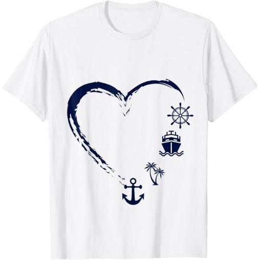 Preppy Nautical Anchor Gifts for Sailors Boaters & Yachting T-Shirt Made in USA Hoodie, Sweatshirt | TeeBloomCo.com