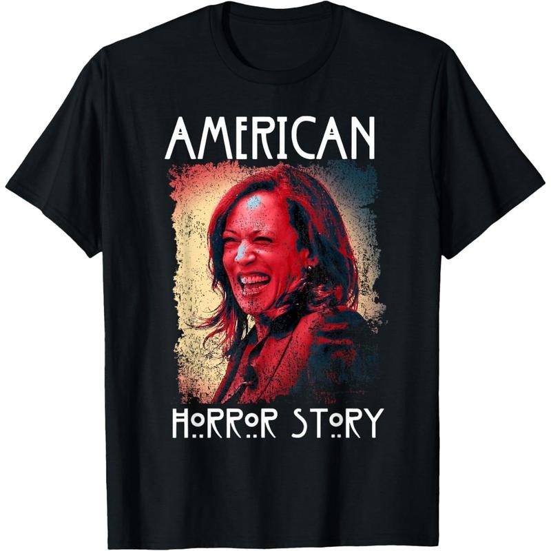 President Horror American Zombie Story Halloween Kamala 2024 T-Shirt made in usa Hoodie, Sweatshirt | TeeBloomCo.com